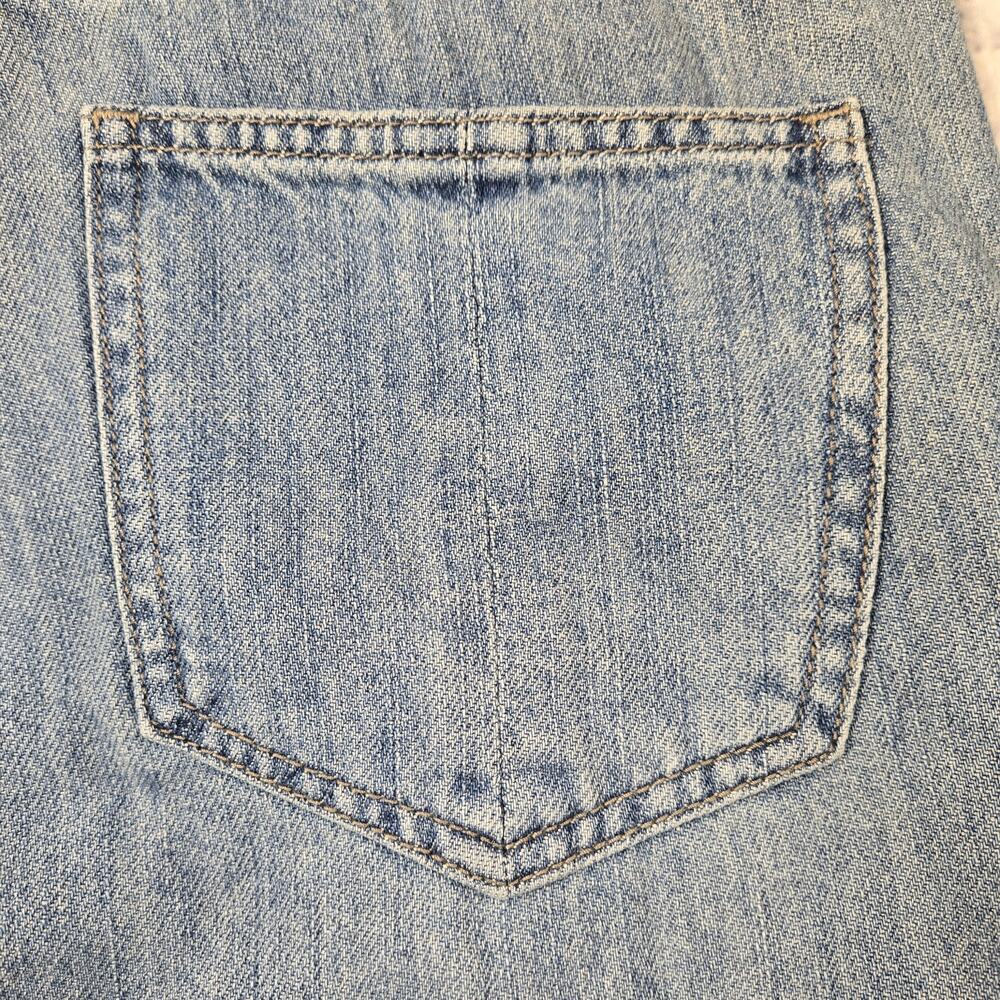 NWT Prosperity Cargo Jean Blue Utility High Rise Wide Straight Seam Detail sz 29 - Picture 12 of 16